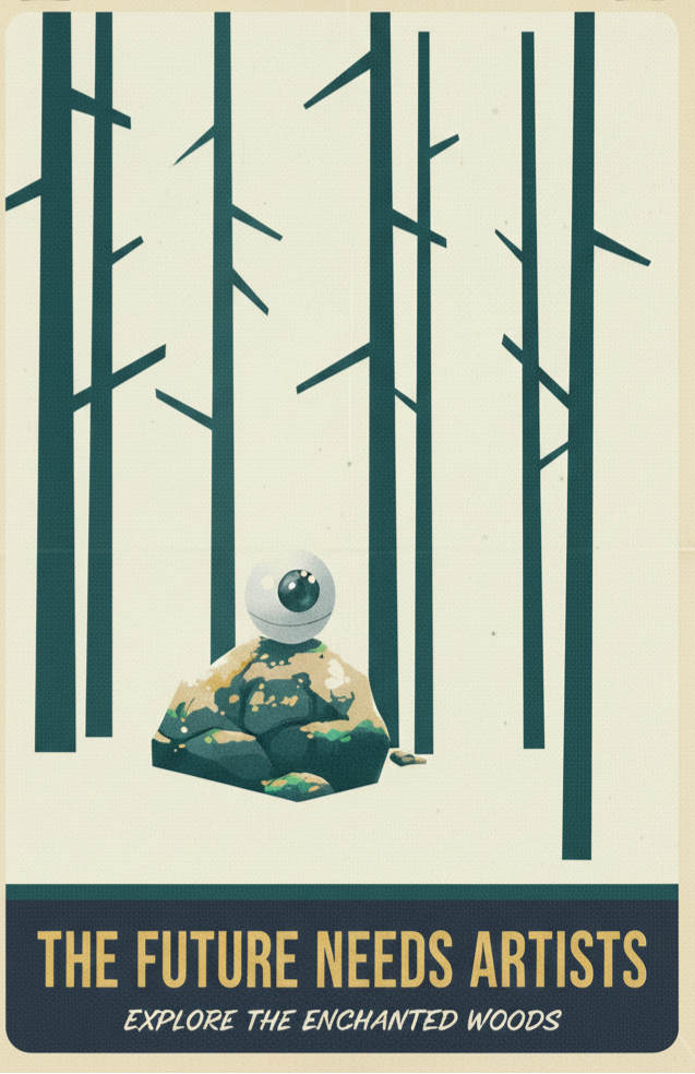 Eye-Bot AR Poster - Scan to bring Eye-Bot to life!